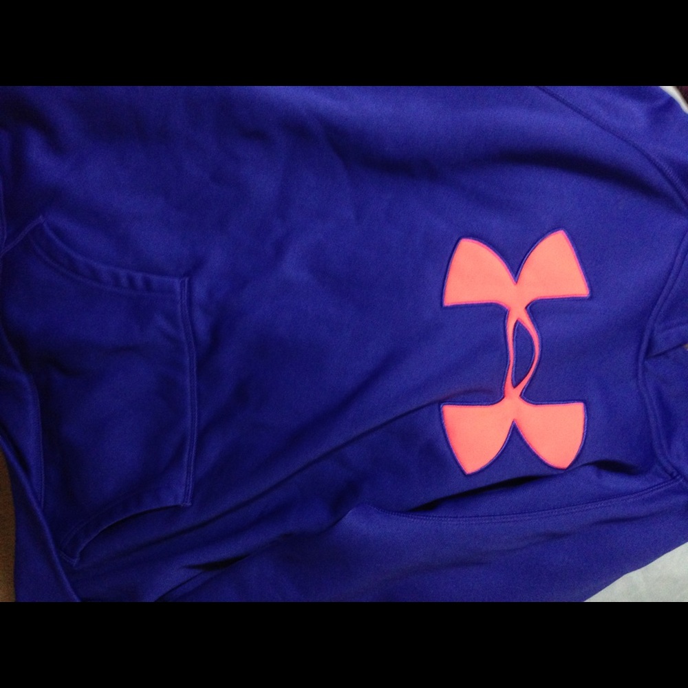Under Armour pink and purple sweatshirt
